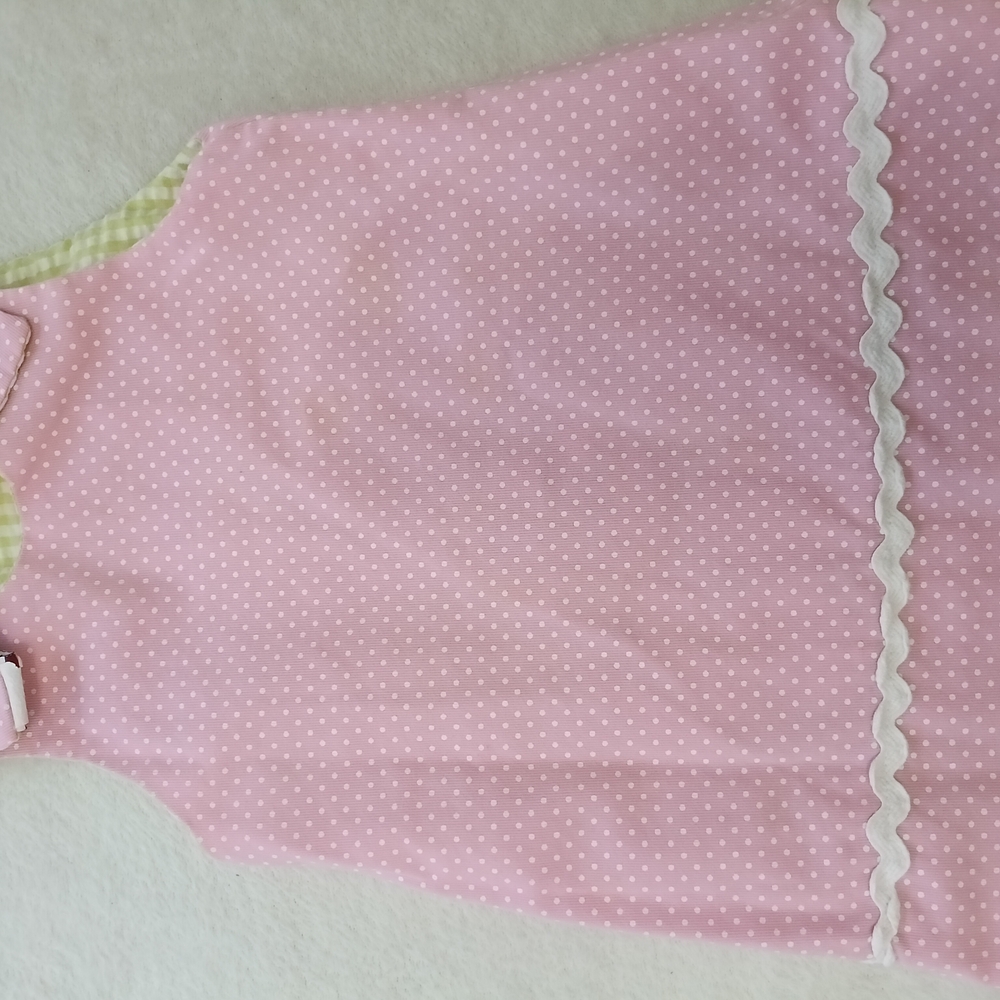 Kids' Bailey Boys Applique Eggs Chicks Easter Green and Pink Sleeveless Dress 2T - Picture 7 of 7